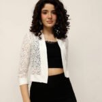 Women Lace Shrug - Off White