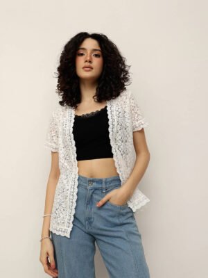 Women Lace Shrug – Open Front