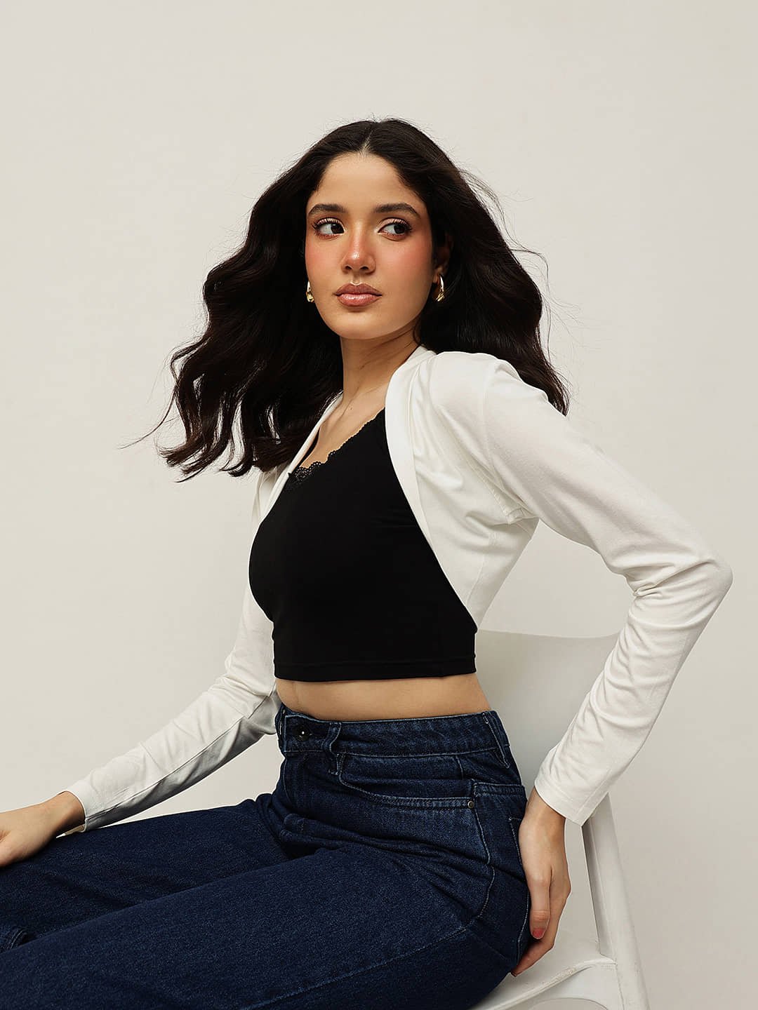 Women Viscose Bolero – Cropped