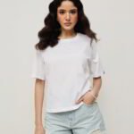 Women’s Relaxed Fit Crop T-Shirt - White